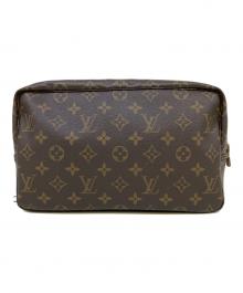 LOUIS VUITTON（ルイ ヴィトン）の古着「コスメポーチ」｜ブラウン