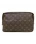 LOUIS VUITTON (ルイ ヴィトン) コスメポーチ ブラウン：35000円