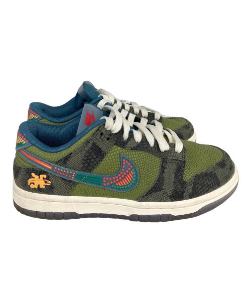 NIKE（ナイキ）NIKE (ナイキ)  Dunk Low（ダンクロー） Siempre Familia カーボングリーン サイズ:UK3.5の古着・服飾アイテム