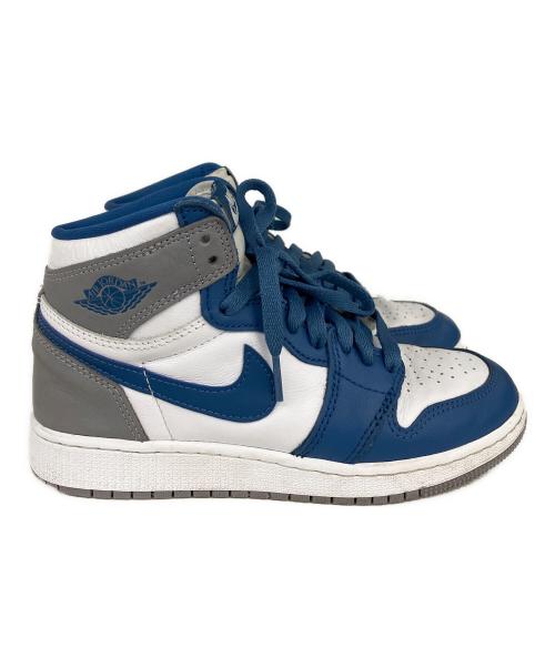 NIKE（ナイキ）NIKE (ナイキ) Nike GS Air Jordan 1 OG （エアジョーダン） ブルー×ホワイト サイズ:UK3.5の古着・服飾アイテム