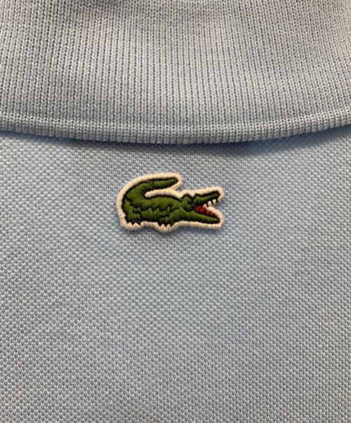 LACOSTE（ラコステ）LACOSTE (ラコステ) ルーズフィットコットンピケポロシャツ ライトブルー サイズ:S 未使用品の古着・服飾アイテム