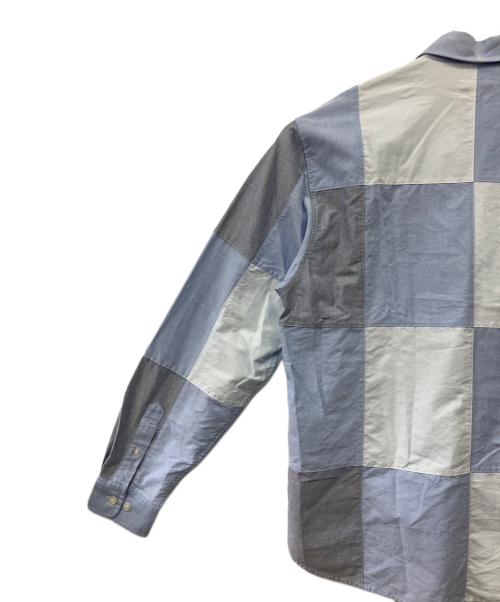SUPREME（シュプリーム）Supreme (シュプリーム) 20AW patchworkOxford Shirt スカイブルー サイズ:Lの古着・服飾アイテム