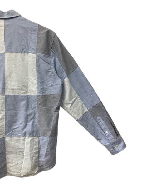 SUPREME（シュプリーム）Supreme (シュプリーム) 20AW patchworkOxford Shirt スカイブルー サイズ:Lの古着・服飾アイテム