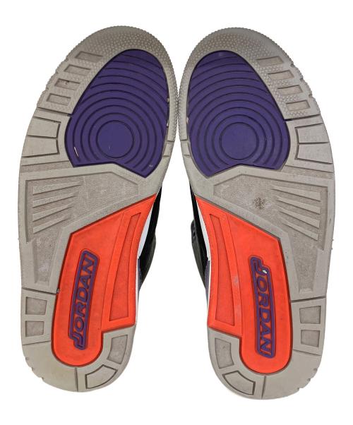 NIKE（ナイキ）NIKE (ナイキ) AIR JORDAN 3 RETRO（エアジョーダン） ブラック×パープル サイズ:US9の古着・服飾アイテム