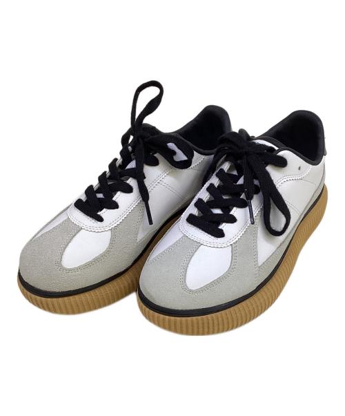 Onitsuka Tiger（オニツカタイガー）Onitsuka Tiger (オニツカタイガー) スニーカー　 DELECITY ホワイト×グレー サイズ:23.5の古着・服飾アイテム