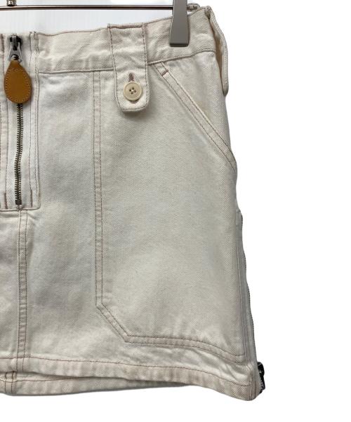 RALPH LAUREN（ラルフローレン）RALPH LAUREN (ラルフローレン) デニムスカート アイボリー サイズ:11の古着・服飾アイテム