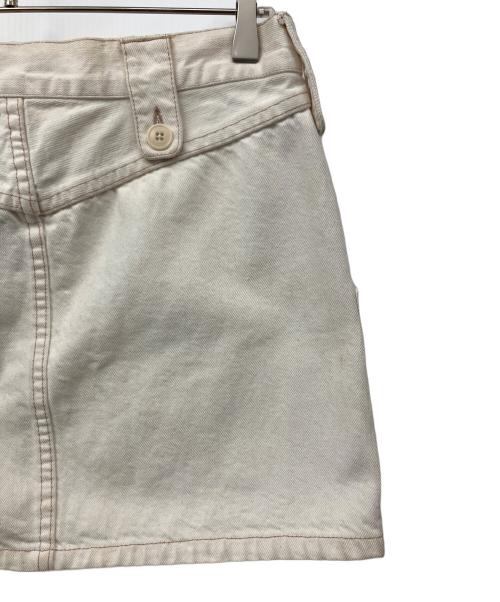 RALPH LAUREN（ラルフローレン）RALPH LAUREN (ラルフローレン) デニムスカート アイボリー サイズ:11の古着・服飾アイテム