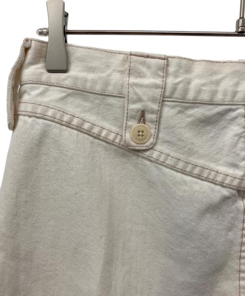 RALPH LAUREN（ラルフローレン）RALPH LAUREN (ラルフローレン) デニムスカート アイボリー サイズ:11の古着・服飾アイテム