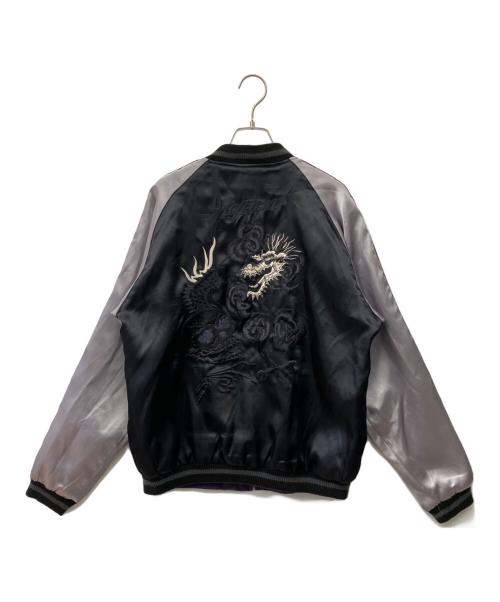 BEAMS（ビームス）BEAMS (ビームス) リバーシブルスカジャン ブラック×シルバー サイズ:L　の古着・服飾アイテム