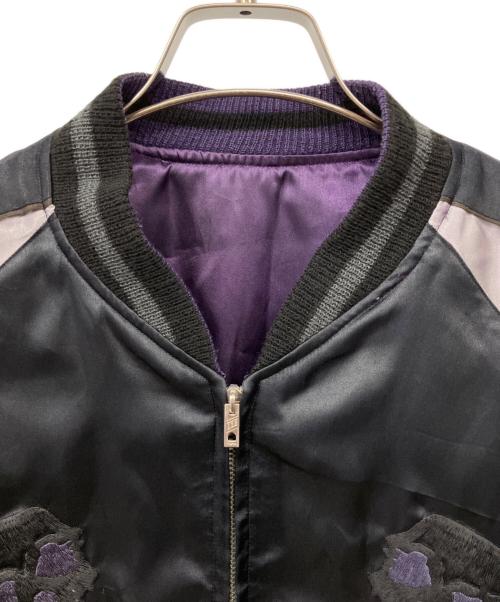 BEAMS（ビームス）BEAMS (ビームス) リバーシブルスカジャン ブラック×シルバー サイズ:L　の古着・服飾アイテム