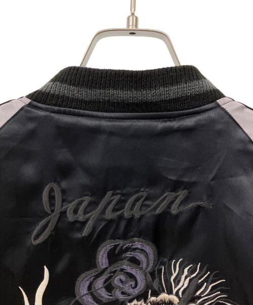 BEAMS（ビームス）BEAMS (ビームス) リバーシブルスカジャン ブラック×シルバー サイズ:L　の古着・服飾アイテム