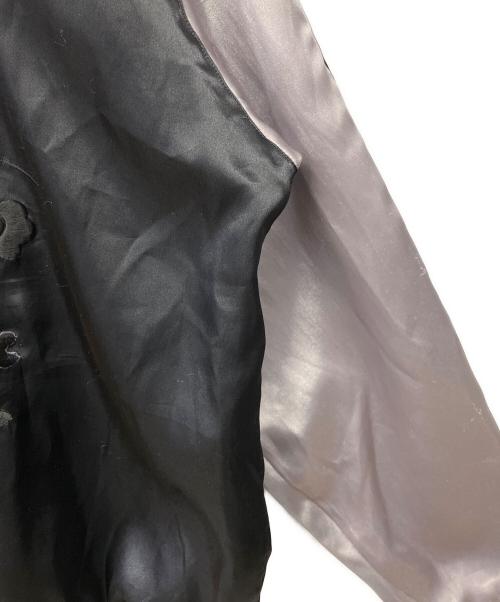 BEAMS（ビームス）BEAMS (ビームス) リバーシブルスカジャン ブラック×シルバー サイズ:L　の古着・服飾アイテム