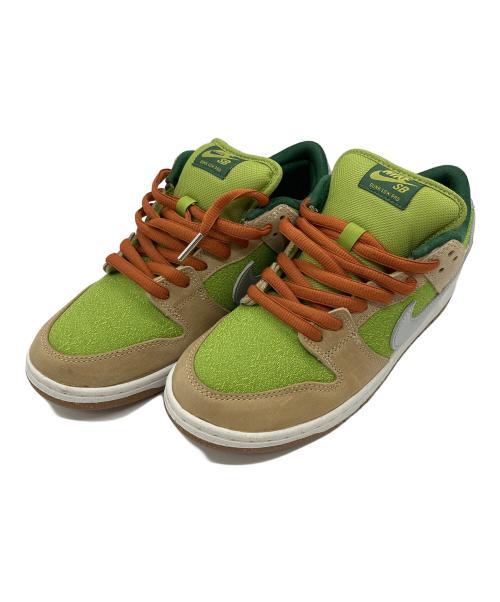 NIKE（ナイキ）NIKE (ナイキ) Nike SB Dunk Low Pro（ダンクロープロ）セサミアンドペア グリーン×ベージュ サイズ:27の古着・服飾アイテム