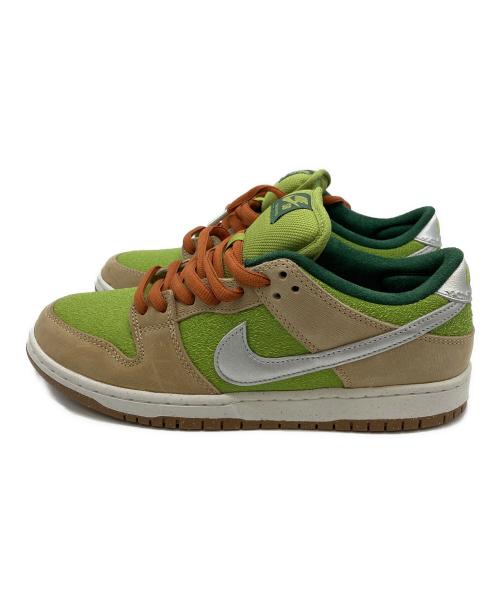NIKE（ナイキ）NIKE (ナイキ) Nike SB Dunk Low Pro（ダンクロープロ）セサミアンドペア グリーン×ベージュ サイズ:27の古着・服飾アイテム