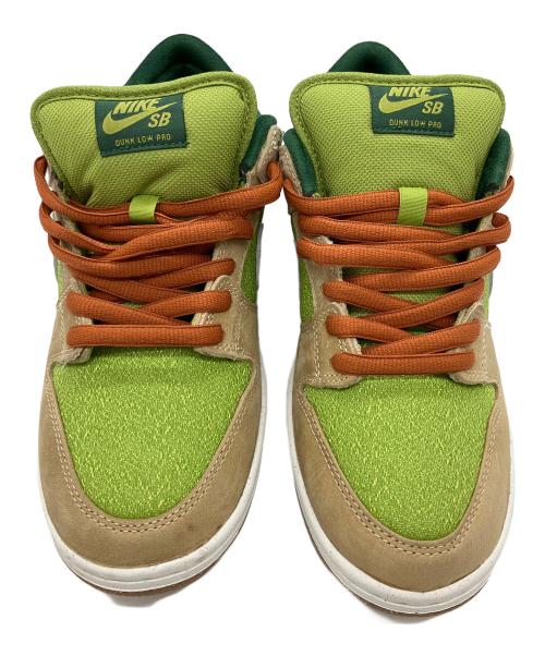 NIKE（ナイキ）NIKE (ナイキ) Nike SB Dunk Low Pro（ダンクロープロ）セサミアンドペア グリーン×ベージュ サイズ:27の古着・服飾アイテム