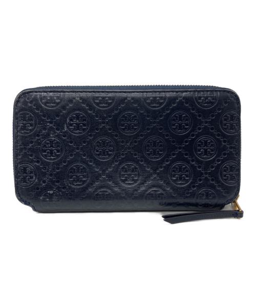 TORY BURCH（トリーバーチ）TORY BURCH (トリーバーチ) 長財布 ネイビーの古着・服飾アイテム