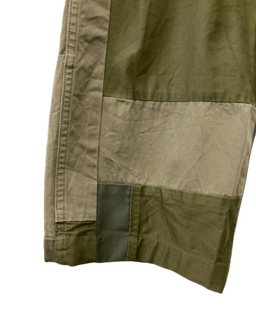 REBEAR（リペア）REBEAR (リペア) パッチワークパンツ グリーン サイズ:Sの古着・服飾アイテム