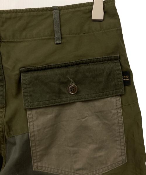 REBEAR（リペア）REBEAR (リペア) パッチワークパンツ グリーン サイズ:Sの古着・服飾アイテム