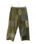 REBEAR（リペア）の古着「パッチワークパンツ」｜グリーン