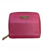 FURLAフルラ）の古着「ラウンドファスナー財布」｜ピンク