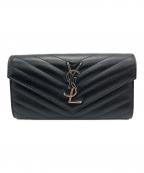 Saint Laurent Parisサンローランパリ）の古着「長財布」｜ブラック