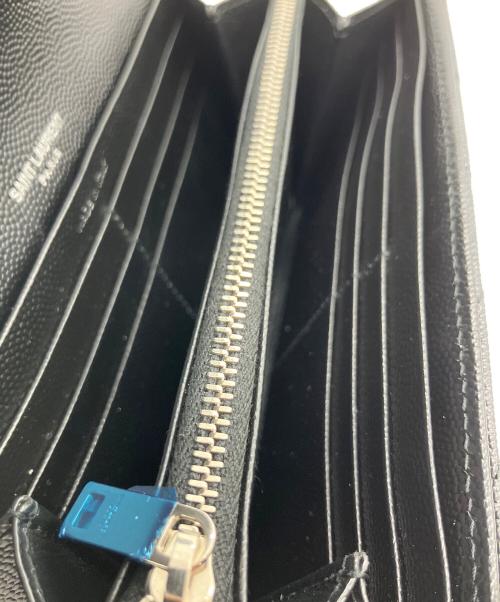 Saint Laurent Paris（サンローランパリ）Saint Laurent Paris (サンローランパリ) 長財布 ブラックの古着・服飾アイテム