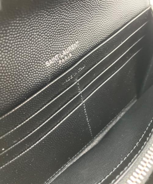 Saint Laurent Paris（サンローランパリ）Saint Laurent Paris (サンローランパリ) 長財布 ブラックの古着・服飾アイテム