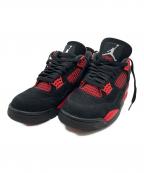 NIKEナイキ）の古着「Air Jordan 4 Red Thunder（エアジョーダン4）」｜ブラック×レッド