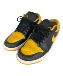 NIKE（ナイキ）の古着「AIR JORDAN 1 LOW（エアジョーダンロー）」｜ブラック×イエロー