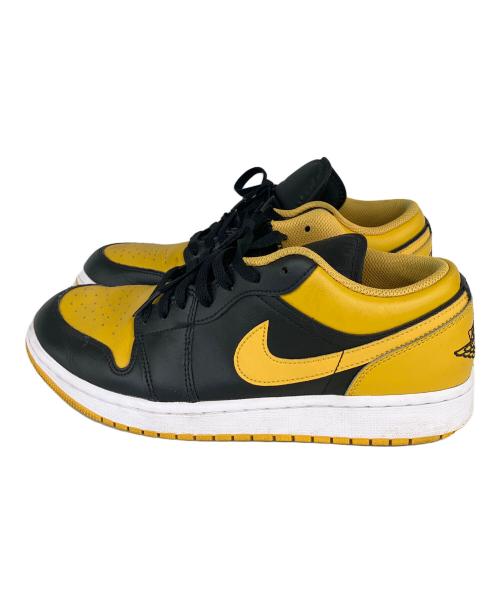 NIKE（ナイキ）NIKE (ナイキ) AIR JORDAN 1 LOW（エアジョーダンロー） ブラック×イエロー サイズ:US9.5の古着・服飾アイテム