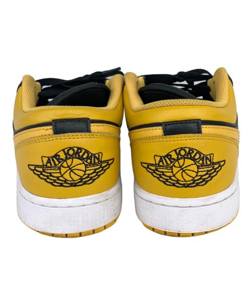 NIKE（ナイキ）NIKE (ナイキ) AIR JORDAN 1 LOW（エアジョーダンロー） ブラック×イエロー サイズ:US9.5の古着・服飾アイテム