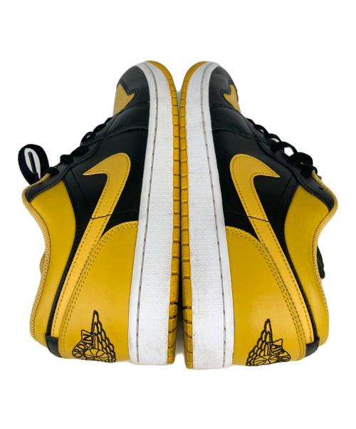 NIKE（ナイキ）NIKE (ナイキ) AIR JORDAN 1 LOW（エアジョーダンロー） ブラック×イエロー サイズ:US9.5の古着・服飾アイテム