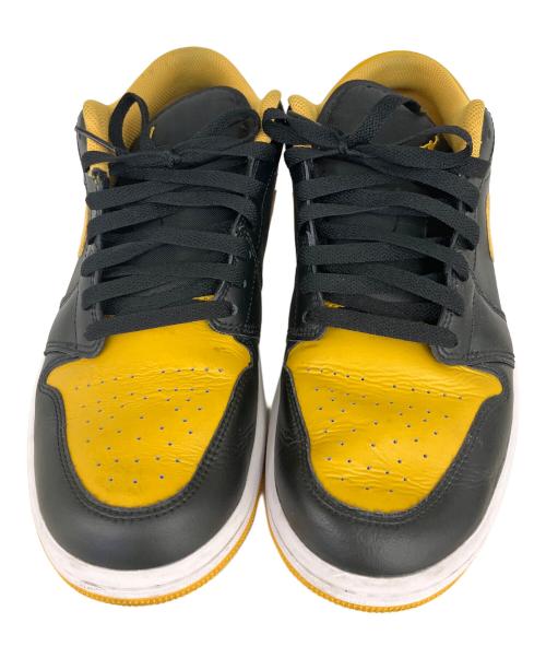 NIKE（ナイキ）NIKE (ナイキ) AIR JORDAN 1 LOW（エアジョーダンロー） ブラック×イエロー サイズ:US9.5の古着・服飾アイテム