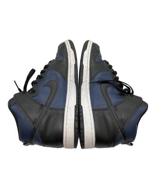 NIKE（ナイキ）NIKE (ナイキ) FRAGMENT  (フラグメント) Nike Dunk High（ﾀﾞﾝｸﾊｲ） ネイビー×ブラック サイズ:27.5の古着・服飾アイテム