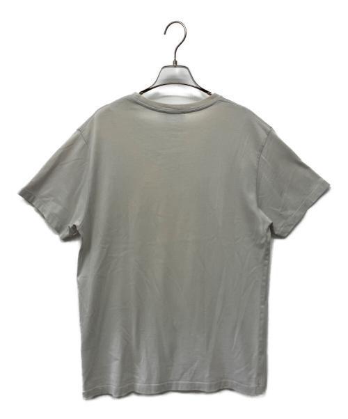 maison kitsune（メゾンキツネ）MAISON KITSUNE (メゾンキツネ) ポケットTシャツ ライトグレー サイズ:Sの古着・服飾アイテム