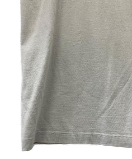 maison kitsune（メゾンキツネ）MAISON KITSUNE (メゾンキツネ) ポケットTシャツ ライトグレー サイズ:Sの古着・服飾アイテム