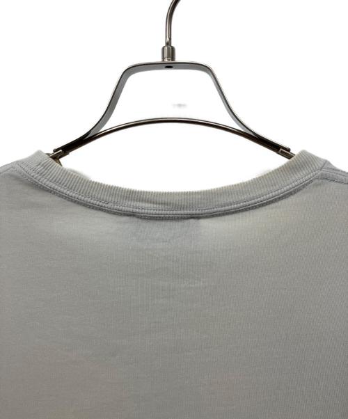 maison kitsune（メゾンキツネ）MAISON KITSUNE (メゾンキツネ) ポケットTシャツ ライトグレー サイズ:Sの古着・服飾アイテム