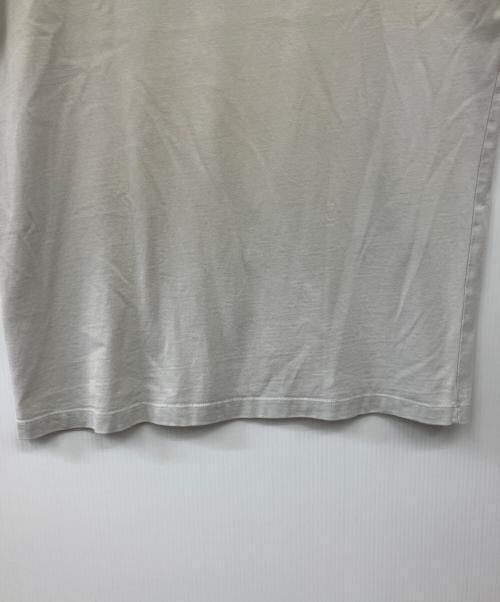 maison kitsune（メゾンキツネ）MAISON KITSUNE (メゾンキツネ) ポケットTシャツ ライトグレー サイズ:Sの古着・服飾アイテム