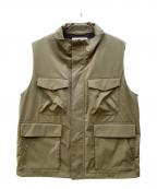UNITED ARROWS×TEIJINユナイテッドアローズ×テイジン）の古着「ジップアップベスト」｜オリーブ