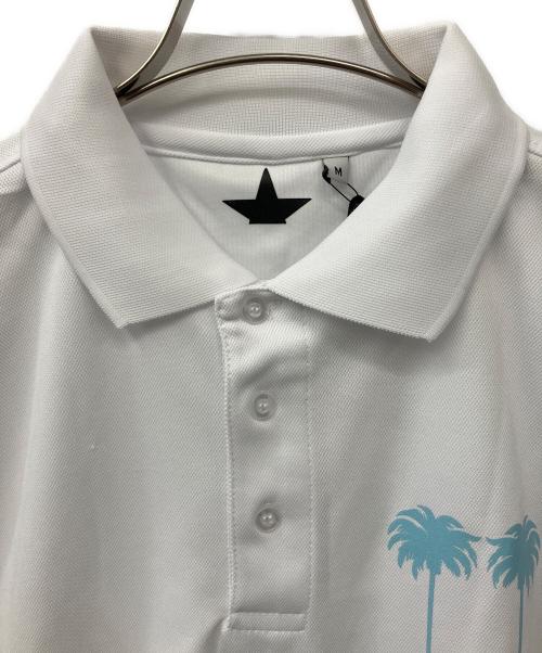 MACCHIA J（マッキアジェイ）MACCHIA J (マッキアジェイ) ポロシャツ ホワイト サイズ:Mの古着・服飾アイテム