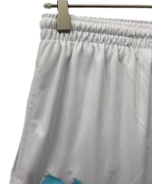 MACCHIA J（マッキアジェイ）MACCHIA J (マッキアジェイ) ハーフパンツ ホワイト×ブルー サイズ:M　の古着・服飾アイテム