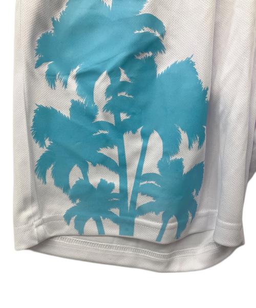 MACCHIA J（マッキアジェイ）MACCHIA J (マッキアジェイ) ハーフパンツ ホワイト×ブルー サイズ:M　の古着・服飾アイテム