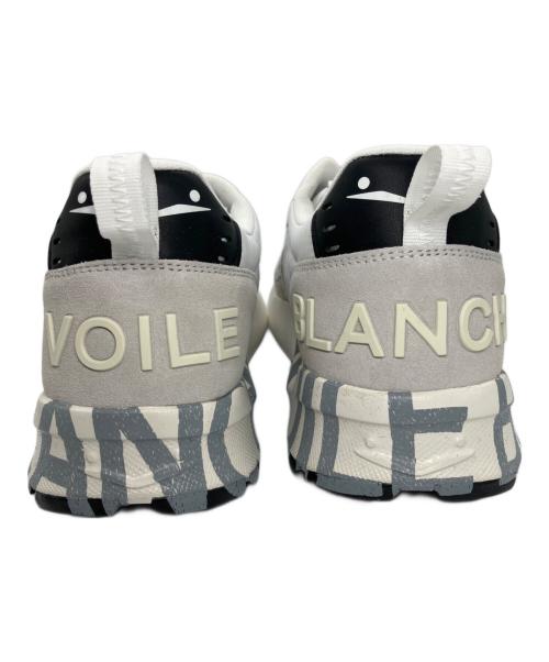 VOILE BLANCHE（ボイルブランシェ）VOILE BLANCHE (ボイルブランシェ) スニーカー ホワイト×シルバー サイズ:43の古着・服飾アイテム