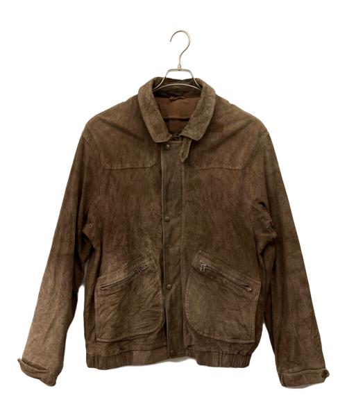 Eddie Bauer（エディーバウアー）Eddie Bauer (エディーバウアー) フライトジャケット ブラウン サイズ:Lの古着・服飾アイテム