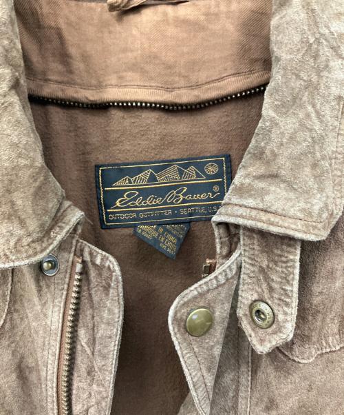 Eddie Bauer（エディーバウアー）Eddie Bauer (エディーバウアー) フライトジャケット ブラウン サイズ:Lの古着・服飾アイテム