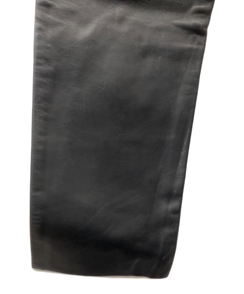 Schott（ショット）Schott (ショット) レザーパンツ ブラック サイズ:71cm(W28)の古着・服飾アイテム
