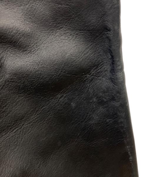 Schott（ショット）Schott (ショット) レザーパンツ ブラック サイズ:71cm(W28)の古着・服飾アイテム