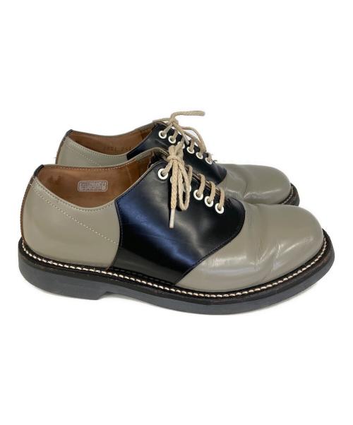 REGAL（リーガル）REGAL (リーガル) サドルシューズ グレー×ブラック サイズ:24　2/1の古着・服飾アイテム