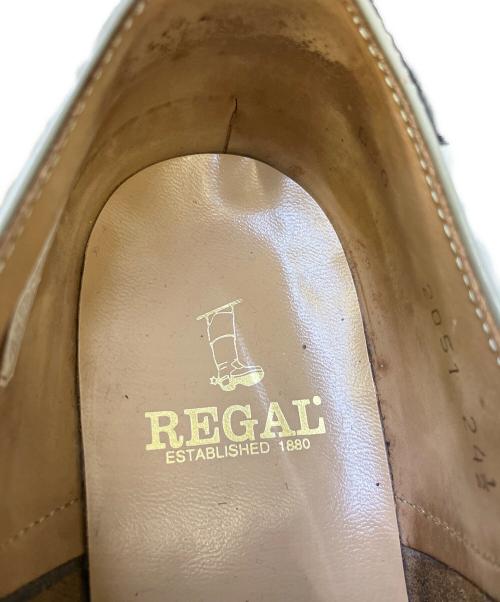 REGAL（リーガル）REGAL (リーガル) サドルシューズ グレー×ブラック サイズ:24　2/1の古着・服飾アイテム