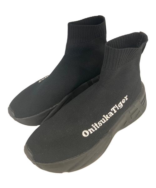 Onitsuka Tiger（オニツカタイガー）Onitsuka Tiger (オニツカタイガー) Pトレーナーニット ブラック サイズ:US10の古着・服飾アイテム